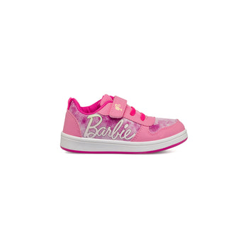 Sneakers primi passi rosa da bambina con logo Barbie, Scarpe Primi passi, SKU s332500090, Immagine 0